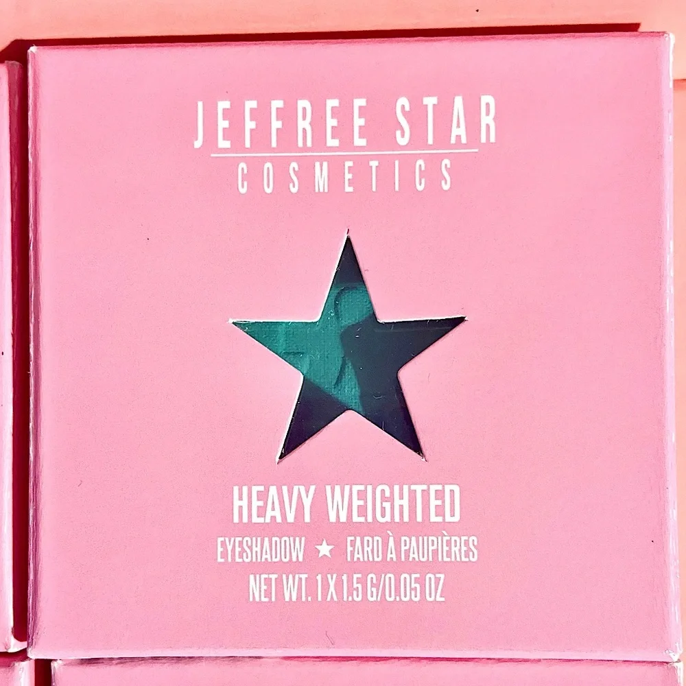 Jeffree Star Cosmetics HEAVY WEIGHTED Artistry Eyeshadow Single Turquoise Makeup